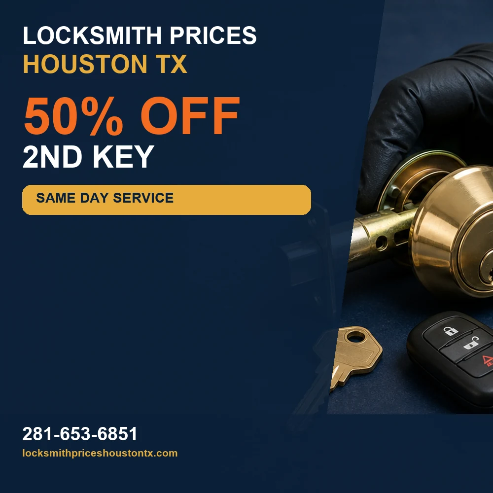 Locksmith coupon for Locksmith Prices Houston TX